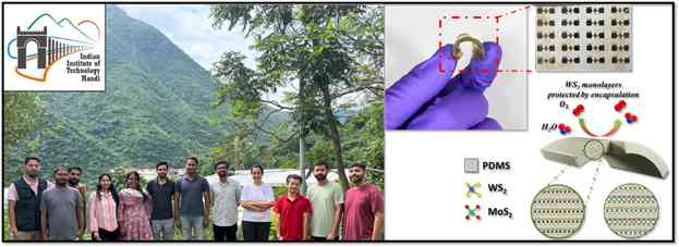 IIT Mandi Researchers Develop Flexible Durable 2D Material Fabrication technique for Next-Generation Tech
