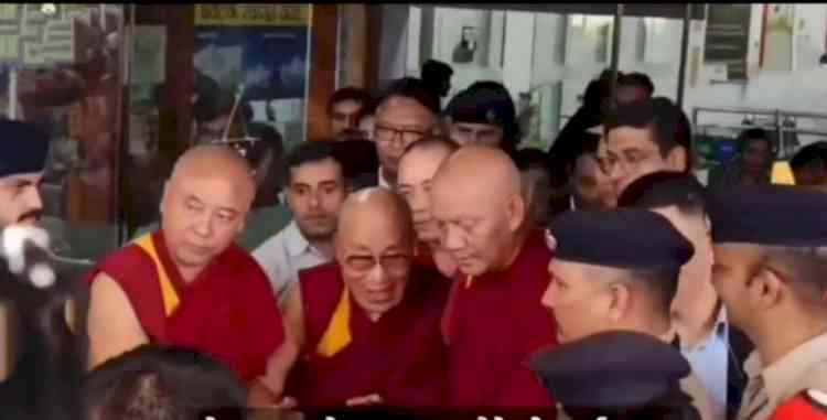 Dalai Lama Returns to Dharamshala After Six-Week Stay in Ladakh