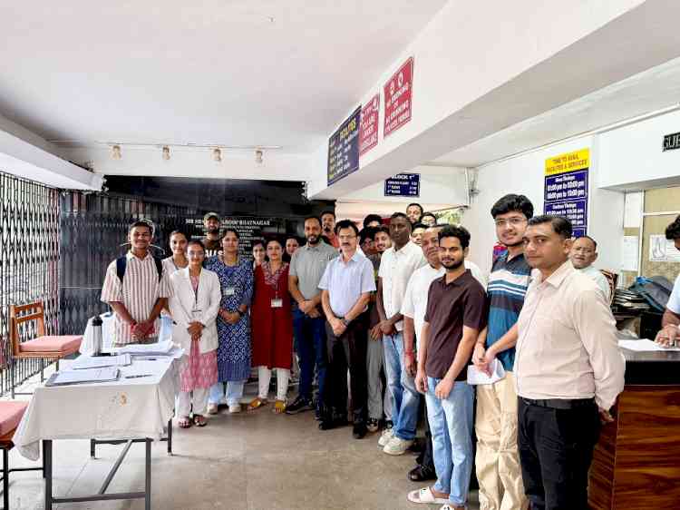 Free Health Screening, Counselling and Health Awareness Camp at Boy’s Hostel No. 3, Panjab University, Chandigarh