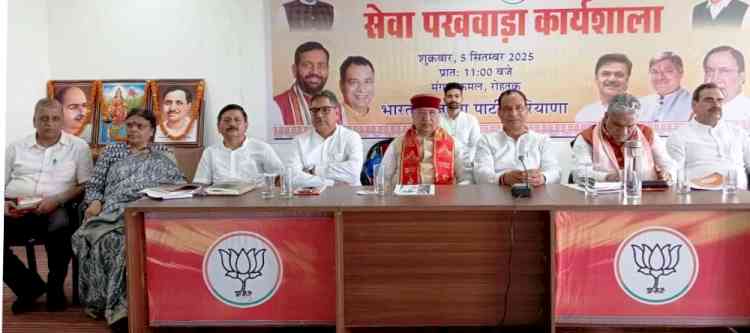 भाजपा की नीतियों का दर्पण है सेवा पखवाड़ाः डा. सतीश पूनिया