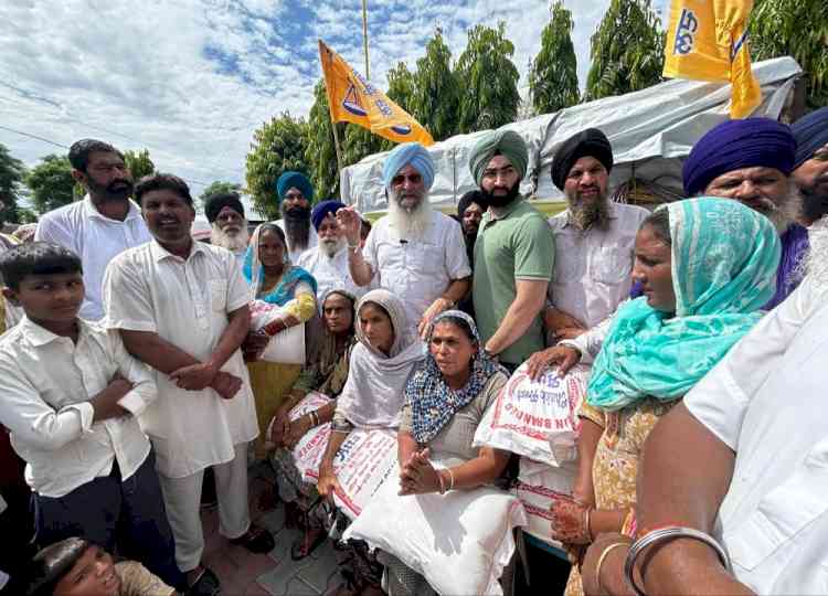 Punjab Govt in ICU, Centre Indifferent; Brahmpura Distributes Relief to Flood Victims from Personal Funds