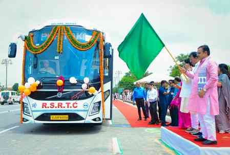 Rajasthan CM flags off 160 new roadways buses 