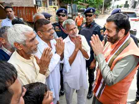Haryana CM Saini visits areas hit by waterlogging, assures all help