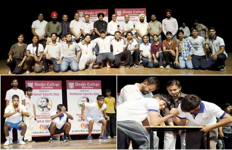 दोआबा कॉलेज में पांरम्परिक खेल मुकाबले आयोजित 