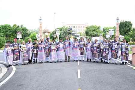 Rajasthan Cong MLAs enter Assembly with placards to protest on ‘deteriorating’ law and order