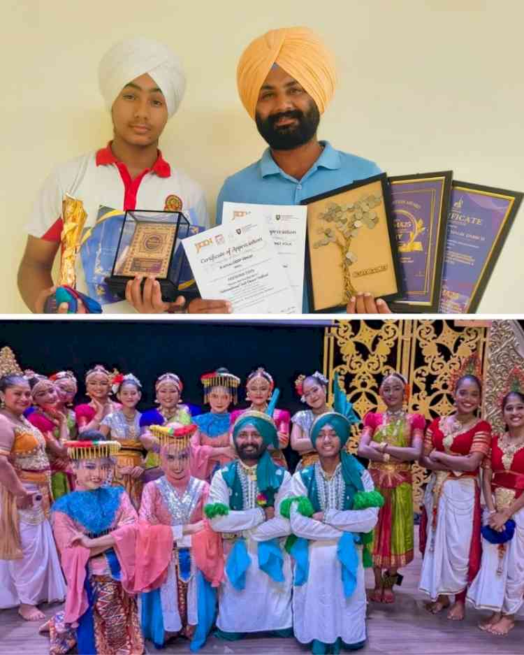 Innocent Hearts School, Nurpur achieves a significant success in International Dance Festival
