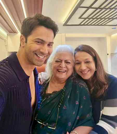 Bina Kak spends quality time with Varun Dhawan and his family