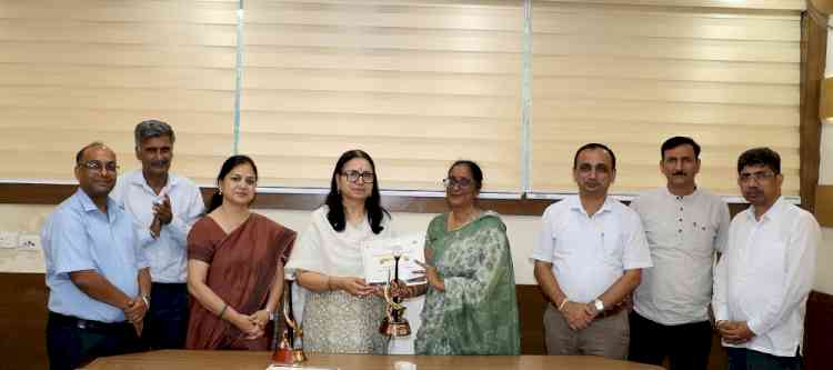 PU Vice Chancellor Reviews Ranking Preparations After Receiving NIRF 2025 Trophies