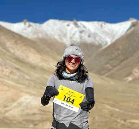 Sufiya Sufi, Ladakh Scouts’ Tsewang Kundan win silk route ultra at Ladakh Marathon