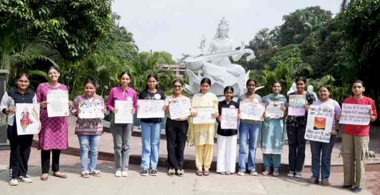 KMV fosters respect for national language through Hindi Diwas celebrations
