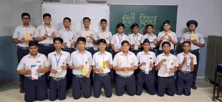 Sanskriti KMV School Shines in Vibrant Hindi Diwas Celebration