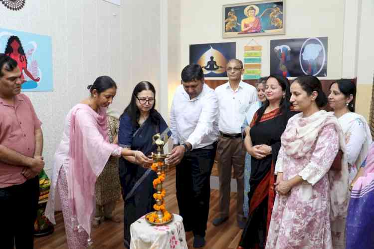 PU Vice Chancellor Inaugurates ‘Self Reflection Centre’ at PU Girls Hostel 9