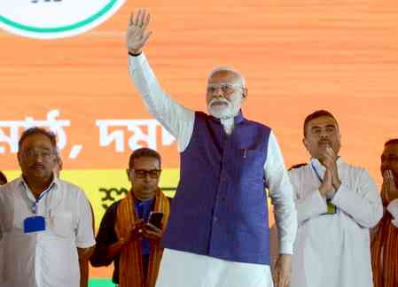 PM Modi arrives in Kolkata to attend key defence meet on Monday