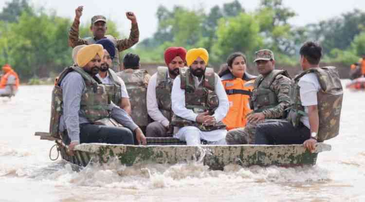 CM Mann Stood with the People During Floods: Punjab Government Showed the True Spirit of Democracy
