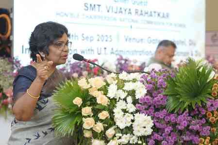 NCW chief Vijaya Rahatkar discusses empowerment, safety of women at Rajkot meet