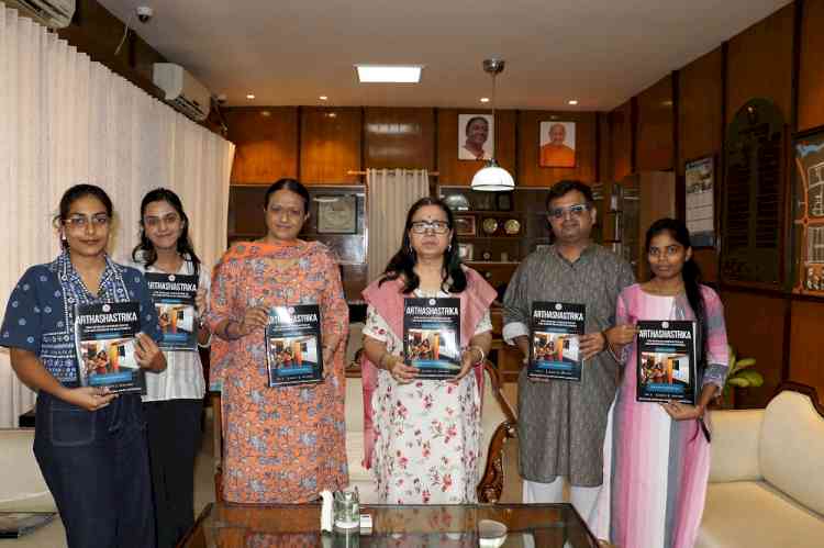 Release of Special edition of Department of Economics' six-monthly newsletter, Arthashastrika  