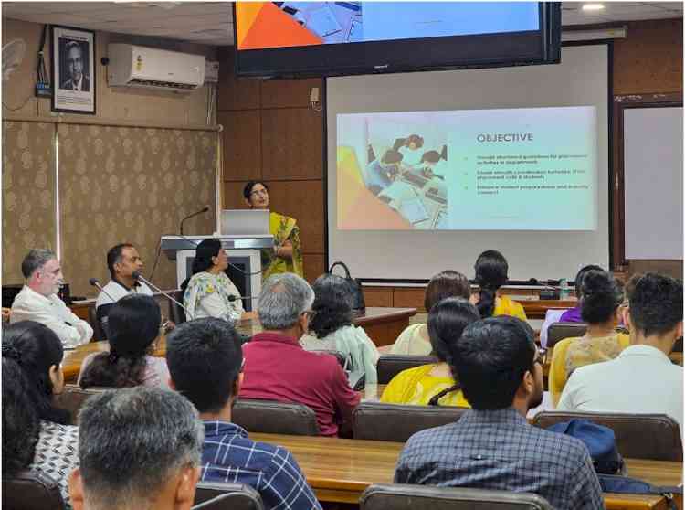 PU Holds Interactive session of Training and Placement officers 