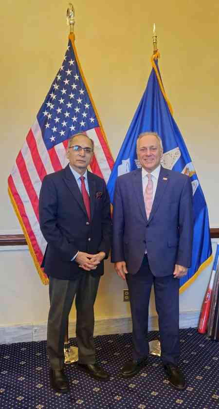 Indian envoy meets Republican Majority leader, discusses ‘positive developments’ in ties
