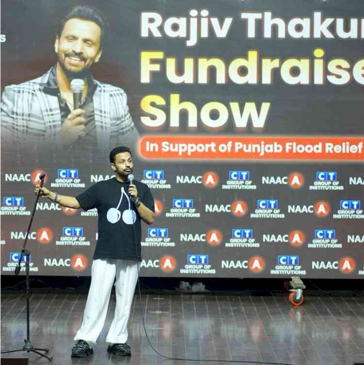 CT Group Organises Rajiv Thakur Fundraiser Show to Support Punjab Flood Relief