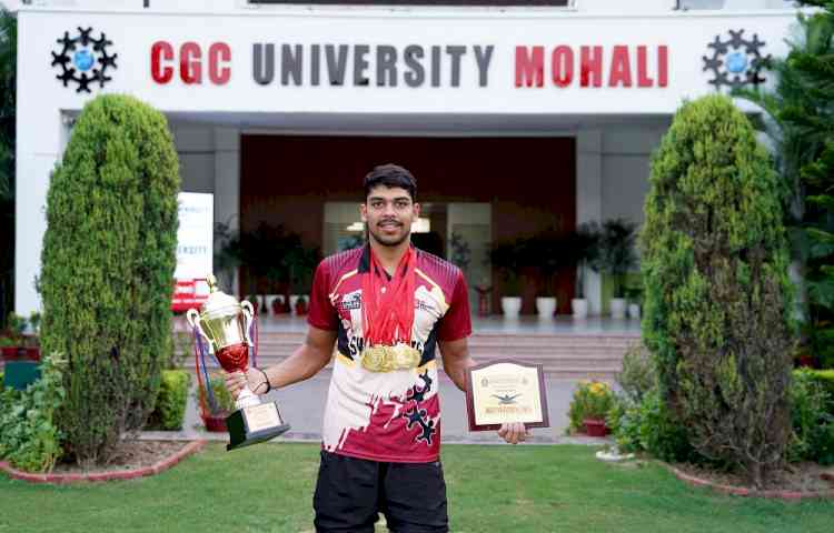 CGC University, Mohali Lifts Winner's Trophy at IKGPTU Swimming Inter-College Tournament 2025-26