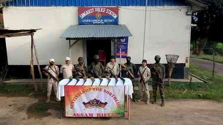 Assam Rifles seizes cache of illegal arms in Manipur 
