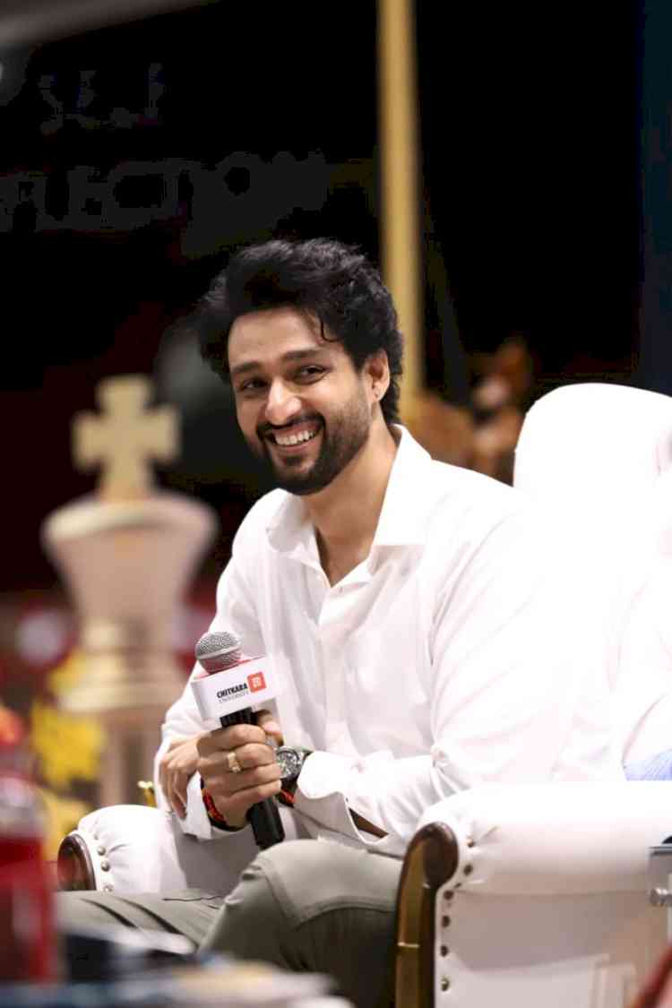 ‘Mahabharata’ Star Sourabh Raaj Jain Inspires B.Ed. Students at Chitkara University