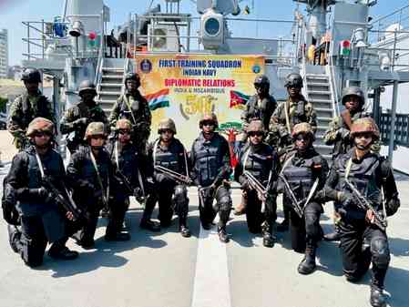 4-day visit of Indian Navy's First Training Squadron boosts ties with Mozambique
