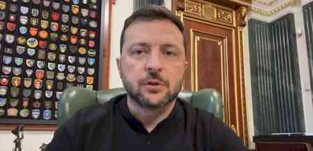 Ukraine President Zelensky calls for sufficient counteraction against Russia