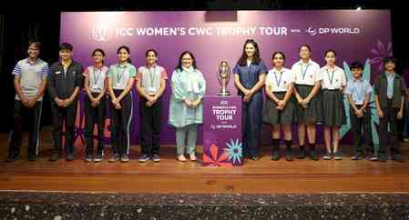 Women’s Cricket WC 2025 trophy tour ‘inspires’ cricketing dream in Mumbai
