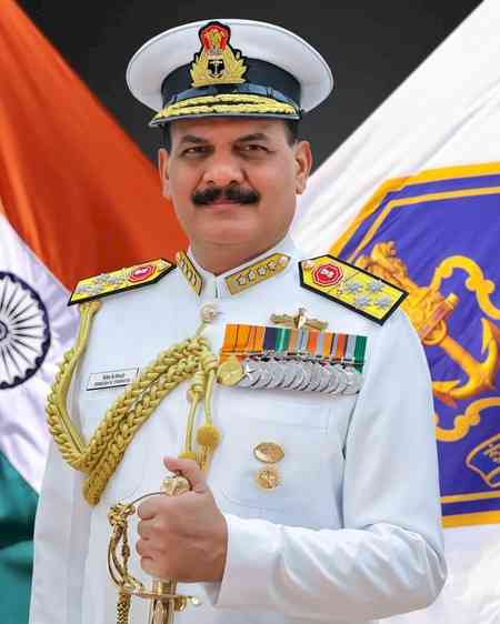 Navy Chief Dinesh Tripathi begins Sri Lanka visit to enhance maritime security