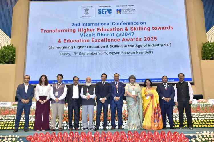 Sharda University Receives Prestigious Awards for Outstanding Contribution in Education