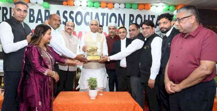 Governor Acharya Devvrat defines the deep connection between nature and law in a Special lecture at Rohtak Bar Association
