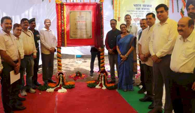Foundation Stone Laid for Office and Residential Complex of Principal Directorate of Defence Estates, Western Command & Defence Estates Office, Chandigarh Circle
