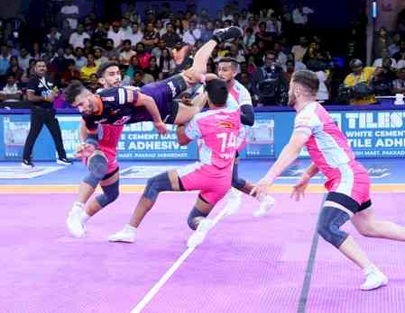 PKL 12: Nitin Kumar leads Jaipur Pink Panthers to comeback win over U Mumba in tie-breaker