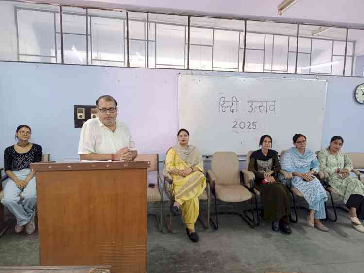 जीएनडीयू, अमृतसर के हिंदी- विभाग द्वारा हिंदी उत्सव-2025 का आयोजन