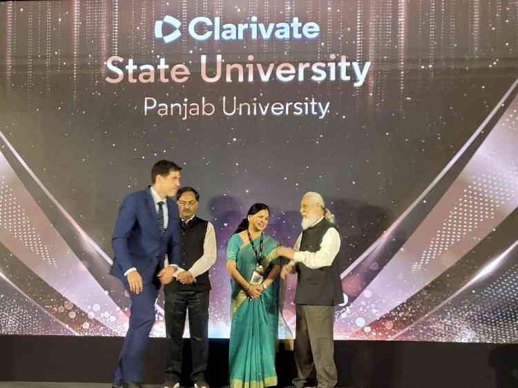 Panjab University Honoured with Clarivate India Research Excellence Citation Award 2025
