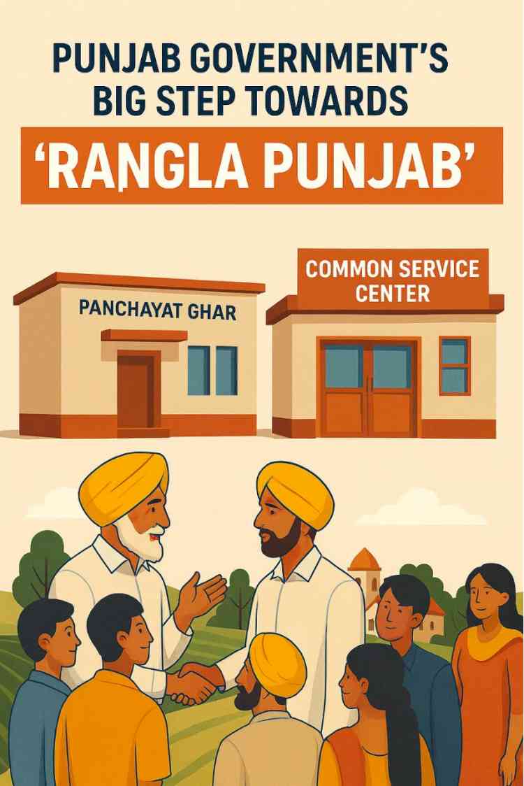 Punjab Government Takes a New Step Towards ‘Rangla Punjab’: Modern Panchayat Ghars and Common Service Centers to be Built in Villages at a Cost of ₹125 Crore