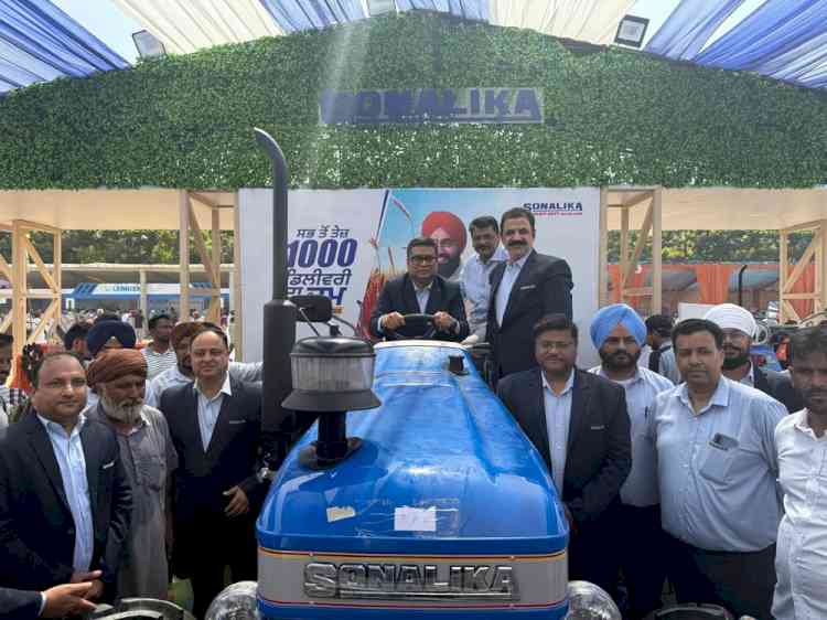 Sonalika launched its new tractor at PAU Kisan Mela