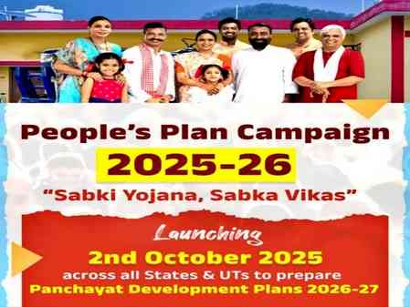 Panchayati Raj Ministry to launch village level planning campaign on Oct 2