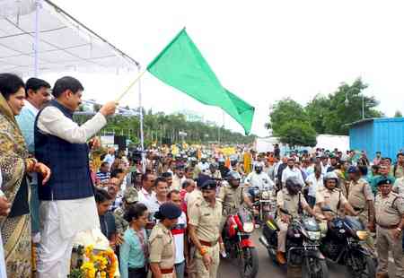 Road safety awareness: CM Mohan Yadav urges 2-wheeler riders to wear helmets, follow traffic rules