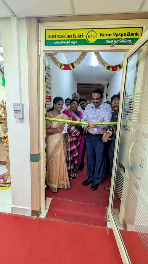 Karur Vysya Bank opens new branch in Pallikaranai, Chennai