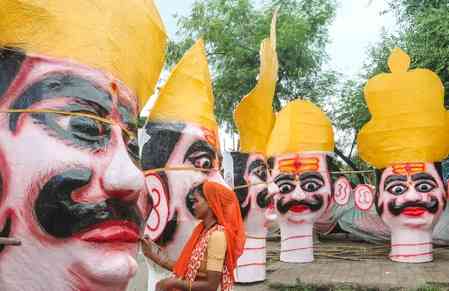 Rain clouds loom over Dussehra festivities in Central India