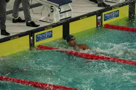Asian Aquatics C'ships: Srihari Nataraj picks 100m freestyle bronze, takes his tally to five medals