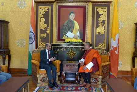 Indian envoy calls on Bhutan PM, appreciates support for strengthening ties 