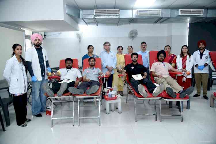 National Voluntary Blood Donation Day observed at DMC&H College of Nursing