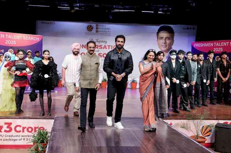 Bollywood Icon Sonu Sood Inspired Students at LPU with Lessons on Life, Service, and Perseverance