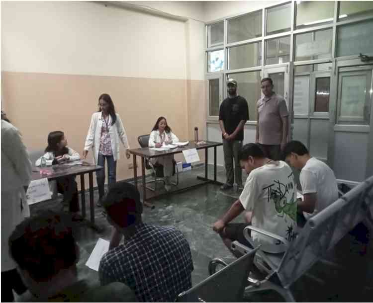 Panjab University organised comprehensive free Health Screening, Counselling and Health Awareness Camp 