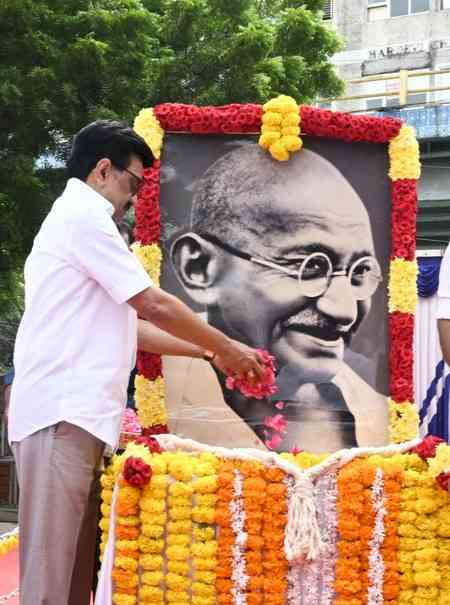 Stalin hits out at Modi govt over RSS centenary stamp and coin, calls for safeguarding Mahatma's ideals