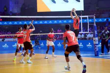 PVL 2025: Hyderabad Black Hawks celebrate Dussehra with big win over holders Calicut Heroes