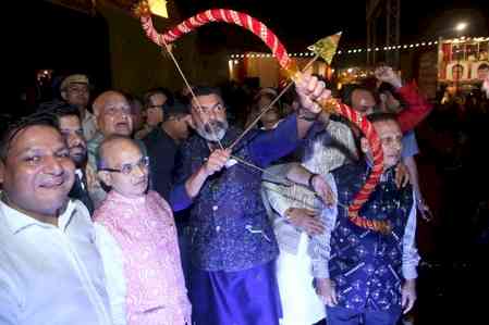 Bobby Deol performs Ravana Vadh during Dussehra celebrations